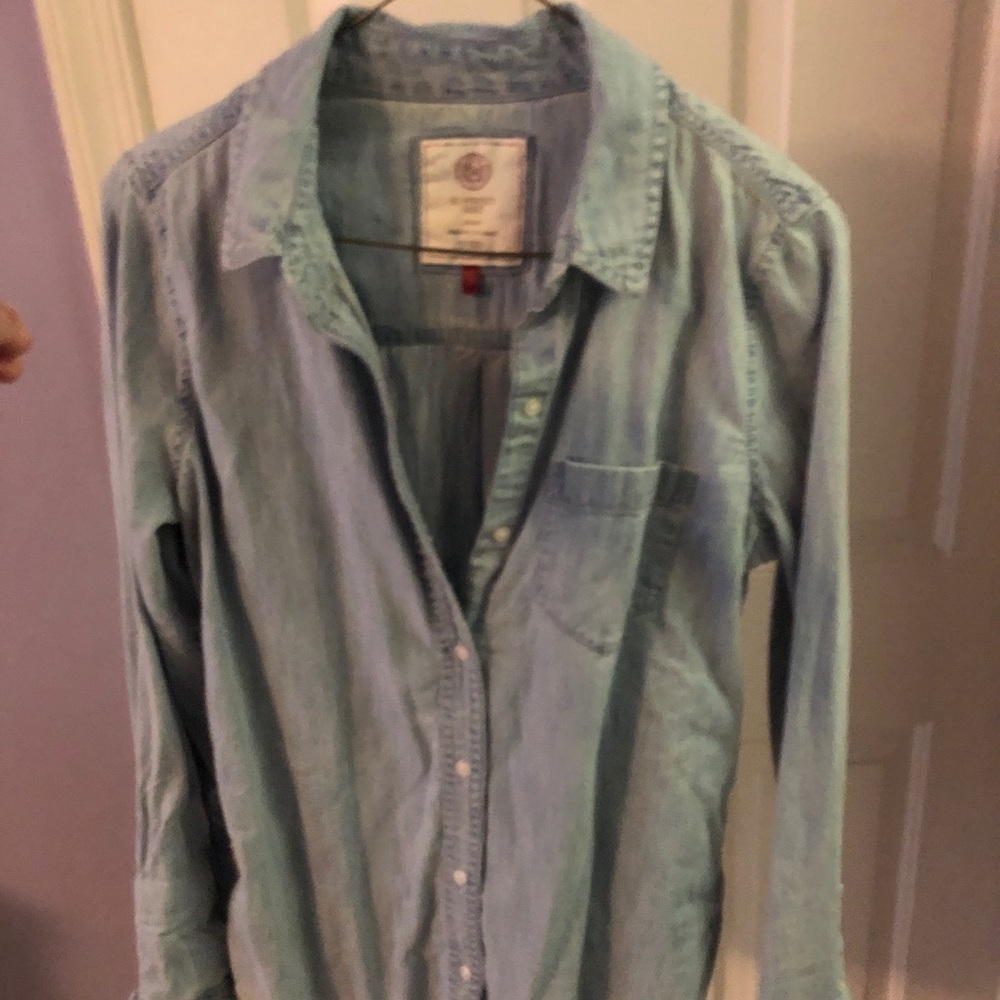 Jean long sleeve shirt